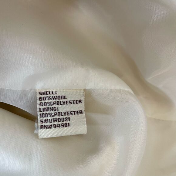 Forever| Wool Jacket| Casual| Large| Cream| Coat - Picture 12 of 13